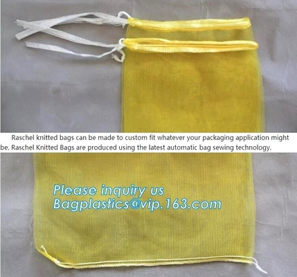 100% PE Raschel Net Mesh Bag for Fruit Potato Firewood Packaging,MESH BAGS FOR PACKING VEGETABLE AND FRUIT PE RASCHEL ME