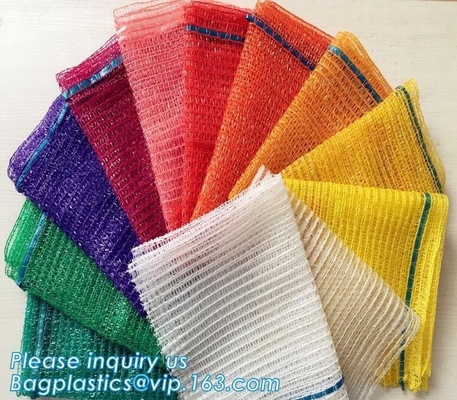 Eco-friendly FDA Certificate Plastic Vegetable Pack Raschel Mesh Bag,pe raschel net bag&pp raschel mesh bag