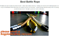 12 Power Packed Battle Rope Exercises, Crossfit Battle power ropes for training, GYM rope rings for fitness training