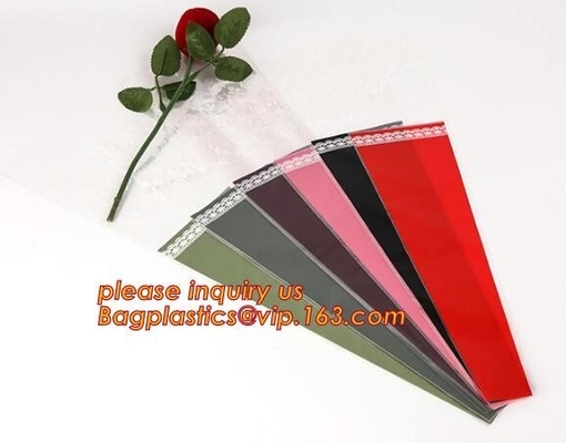 Flower Bud Protective Sleeve Net Paper Kraft Flower Sleeve For Single Rose,Rose Transparent Single Rose Flower Sleeve