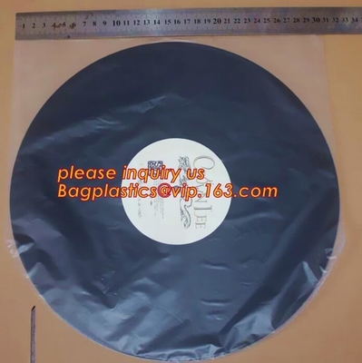 Biodegradable Resealable Clear Plastic Cd Sleeves album Packaging Bags,CD bag PP bag CD protective film for disk bag pac