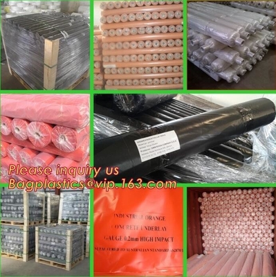 hot sale construction plastic film,10 / 11 mil construction industrial shrink wrap film,Construction Builder's Film pack