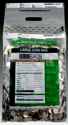 Plastic Mailing Bags Tamper Evident Security Bank Deposit Proof Security