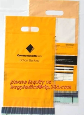 Self Seal Airport Security Money Bag Biodegradable Tamper Evident Proof