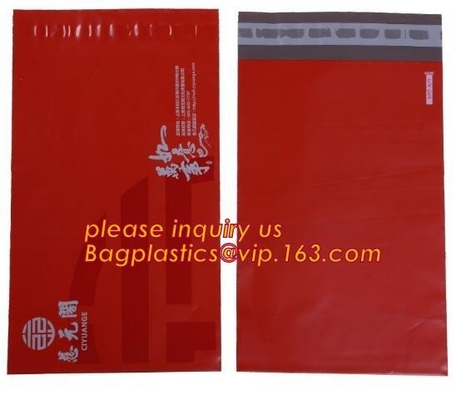 Custom Logo Biodegradable Mailing Bags DHL UPS Courier Self Adhesive Seal