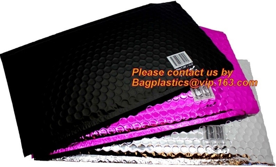 Metallic Bubble Biodegradable Mailing Bags Foil Holographic Padded Satchel