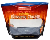 Rotisserie Chicken Packaging Side Gusset Bags , Quad Sealed Bags