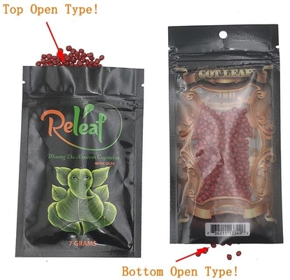 Smell Proof Mylar Stand Up Pouch Zip LocDiamond Herbal Incense Hologram Bags