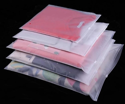 slider zip lock plastic cosmetic bags, Supply custom pvc Zip lockkk pouch slider zipper plastic garment t shirt bags, Clear