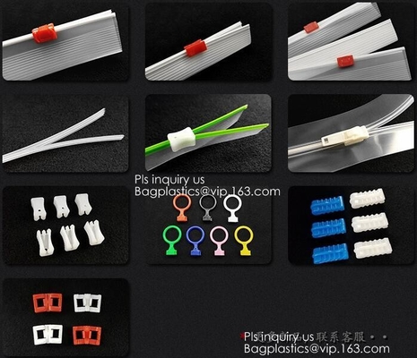 Qualities product multi colored transparent pe one track plastic zipper  Product nametem	Qualities product multi colored