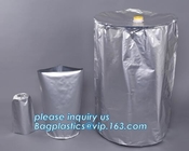 Heavy Duty Plastic Shopping Bags Circle Round Bottom Liquid And Powder Drum Liner