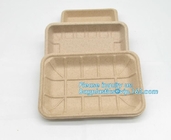 Dishes Plates Eco Friendly Dinnerware Blister Packaging Resturant Serving Tray