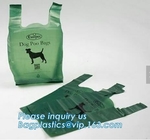 Biodegradable Green Dog Poop Bag Bulk Baggie Bone Dispener HDPE EPI