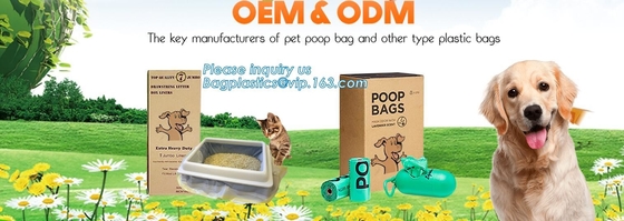 OEM Eco Friendly Dog Products Compostable Logo Printed Waste Poop