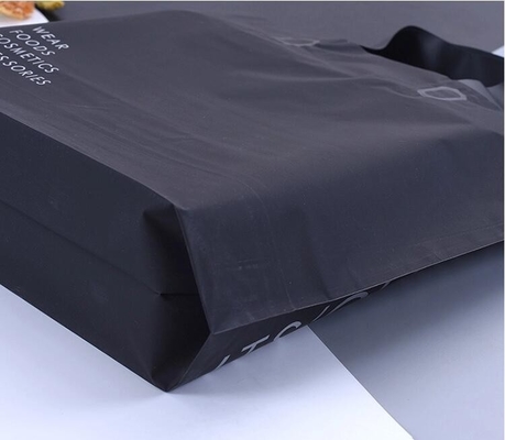 Custom print ldpe hdpe die cut handle carry poly apparel plastic merchandise gift packaging polythene shopping bag with