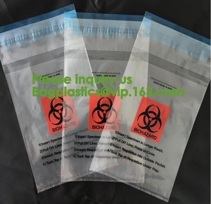 Medical Laboratory Specimen Bag Sterile Biohazard Specimen Envelope