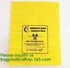 Autoclavable Polypropylene Bags , Plastic Biohazard Bags Removal And Burial