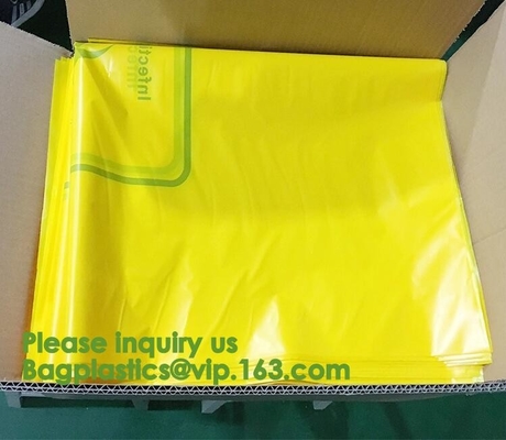 Autoclavable Polypropylene Bags , Plastic Biohazard Bags Removal And Burial