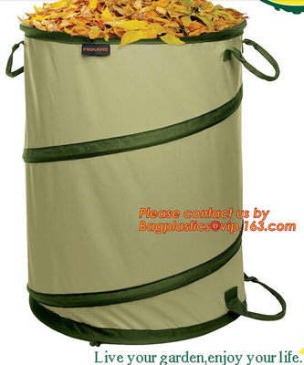 Durable Polyester Garden Biodegradable Waste Bags Lawn Leaf Collector