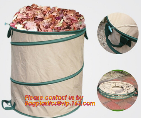Durable Polyester Garden Biodegradable Waste Bags Lawn Leaf Collector