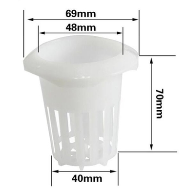 Greenhouse Net Pot Cup For Hydroponic Growing System Hydroponics Net Pots Mesh Cup and Foams