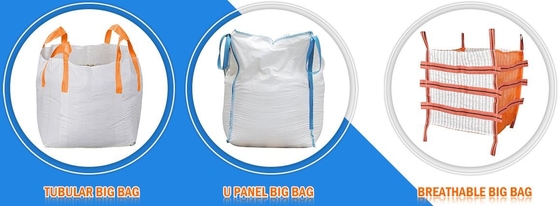 1 Ton Jumbo Bag Pp Woven 100% Virgin Resin 500 Kg 1 Ton Big Bga FIBC