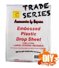 Plastic Disposable Cover Sheet Protect Drop Cloth / Dust Sheet