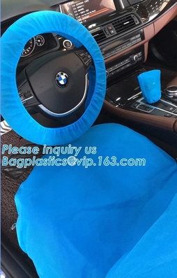 steering wheel 5 in 1 clean kits Disposable seat cover disposable steering wheel cover disposable gear shift cover dispo