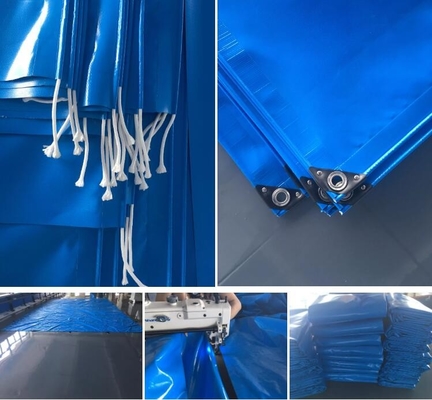 STRONG SEWING BLUE COATING WATERPROOF PE MATTRESS COVERS,REINFORCED PORTABLE MULTI-PURPOSE POLYTHYLENE TARPAULIN, NYLON