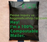 Compostable Corn starch Mail Bag Biodegradable Eco Envelope Postal Mailing Bag Waterproof Self-Seal Courier Bags