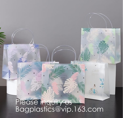 Gift Packing bags, PP handle, PVC handle, Carry bag, Biodegradable Shopping Bags Handles / Customized Candy Handy Bag