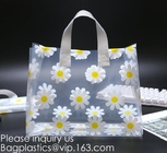 Multiple Patterns Floral Plastic Bags Boutique Gift Bag Clothing Packaging Soft Loop Handle Outdoor Shopping Accessories
