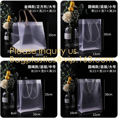 Recyclable Reusable Recycled Biodegradable Grocery Shopping Carry Bags Thick PP Hard Plastic Shopping Bags Jewelry Pack