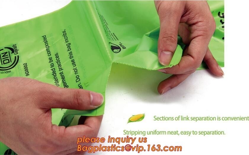 Disposable Biodegradable Plastic Bags , Eco Bio Compostable Bags