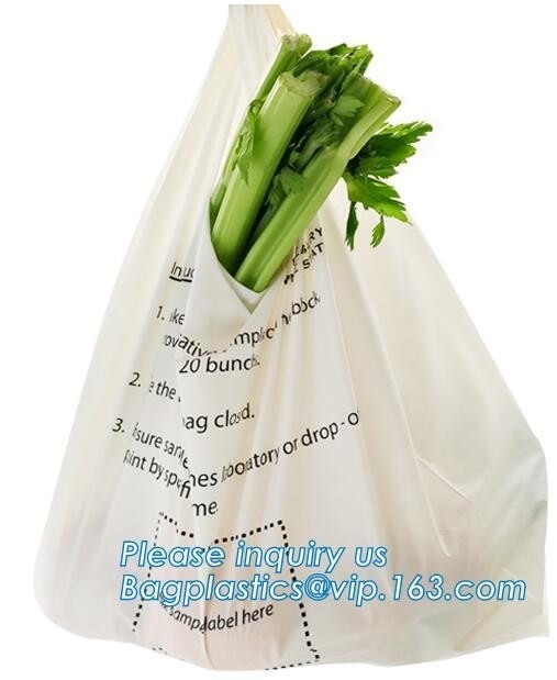 ECO-friendly high quality compostable towel Packing bags with customized design, t shirt Compostable plastic bag