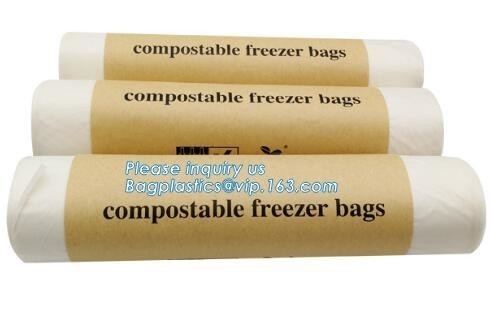 100% Biodegradable Pla Bin Bag/compostable Garbage Bag Rolls/cornstarched Bag, compostable and boidegradable Ziplockk pla