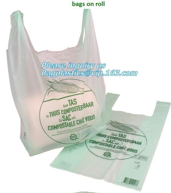 ok compost home certified custom wholesale PLA based biodegradable compostable vegetable fruit plastic produce bag on