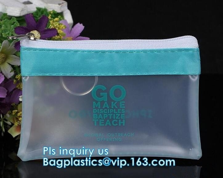 Bikini Plastic Packaging Clear PVC Swimwear Wet Packaging Bag With Zipper, stand up slider Zip lockkk bag for underwear bik