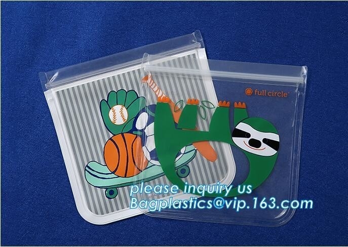 Fresh Fridge Food Preservation Bag, Reusable Silicone Food Storage Bags With Zip lockkk, reusable Keeping Fresh Silicone Fo