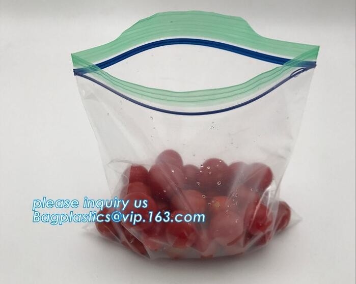 custom products food grade clear matte stand up Zip lockkk storage bags food safe plastic storage bags, grip seal bags, grip