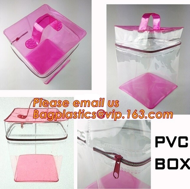 Custom made all kinds transparent plastic make up bag clear pvc cosmetic bag for women, new fashion eco-friendly cheap w