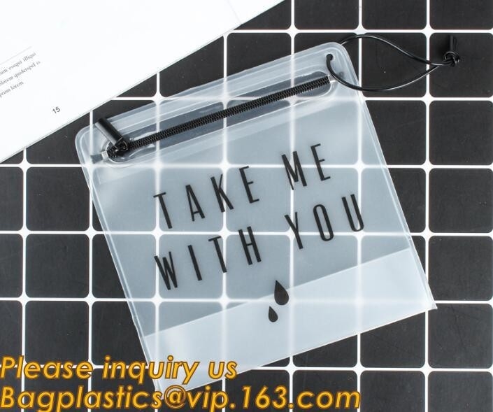 Factory direct15 Pcs A4 Size File Bags 5 Colors Waterproof PVC Bag Document Organizer and Office Stationery Storage