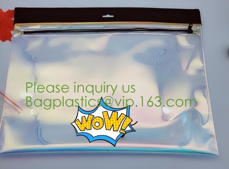 Packaging Bag Customized PVC Zipper Bag,frosted slider transparent Zip lockkk water proof clear pvc custom bag bags zipper