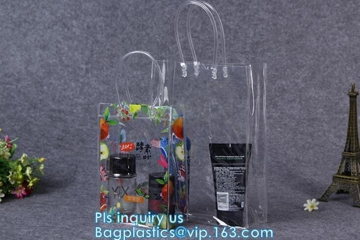 Summer beach clear PVC shoulder bag/transparent tote bag, Jelly PVC Material Candy Color Beach Transparent Women Shoulde