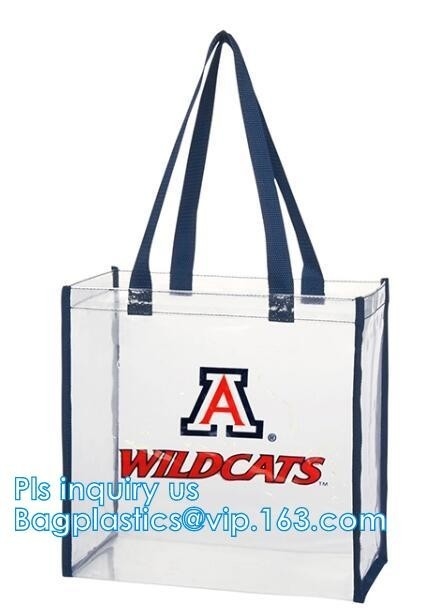 clear vinyl pvc zipper bags with handles, waterproof shopping clear pvc cosmetic handles plastic bag with snap button
