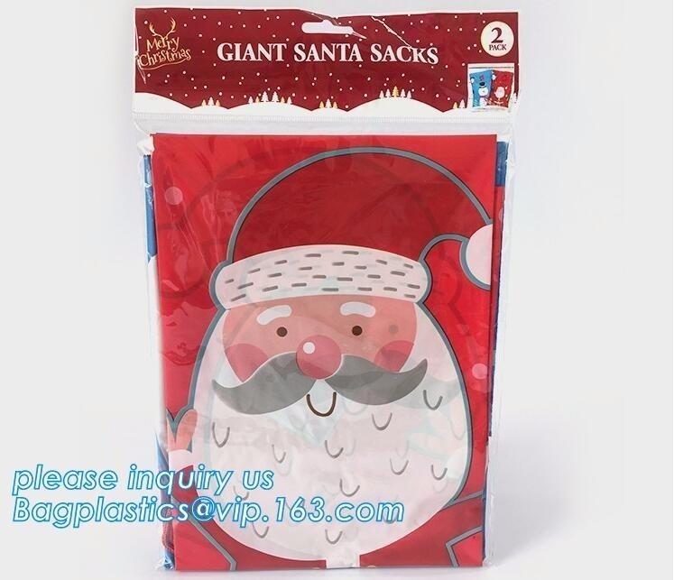 giant plastic gift poly bag 36&quot;*44&quot; santa sack for gift,Giant Santa Sack for Christmas Gift Packing-1 package bagease