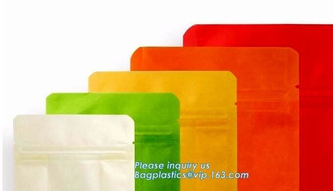 Zip lockkk zipKraft Paper Bag Brown Party Wedding Favors Bread Cookies Gift Bags 18*9*6cm DIY Wedding Party Favour Supplies