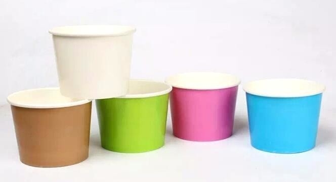 Yogurt paper cups, disposable paper icecream cup for summer,icecream paper cups for American and European market bagease