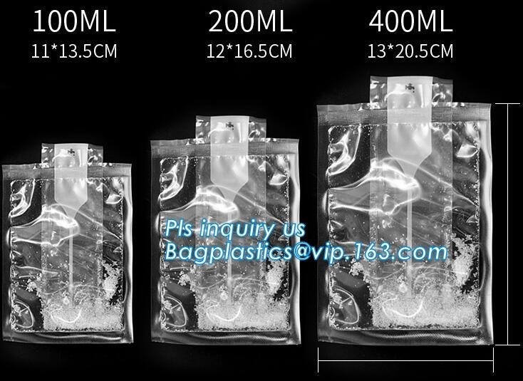 water injection Ice Bag gel pack, Lunch bag non-toxic Injecting Water Ice cold Pack, water injection Ice Bag gel pack GE