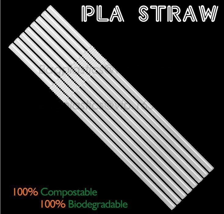 Eco-friendly straw for drinking use, 100% compostable straw, PLA folding drinking straw
